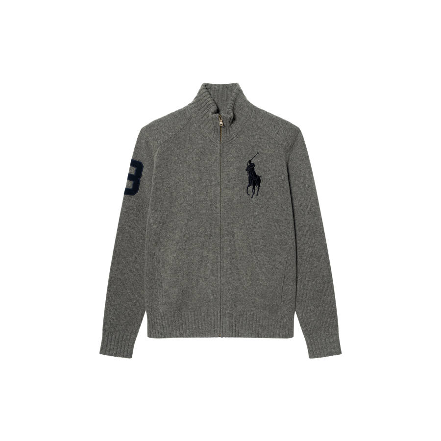 Polo Ralph Lauren Big Pony FW25 Sweater Classic Version Men's Gray