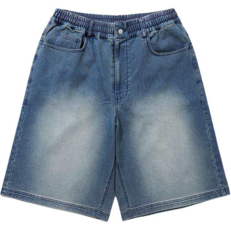 New Era AP WASHED SWEAT BERMUDA Denim Shorts Korean Style Unisex