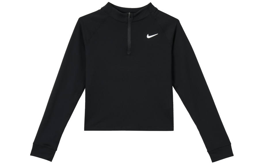 Nike Nike Long Sleeved T Shirt Women's Black Set in Shoulder
