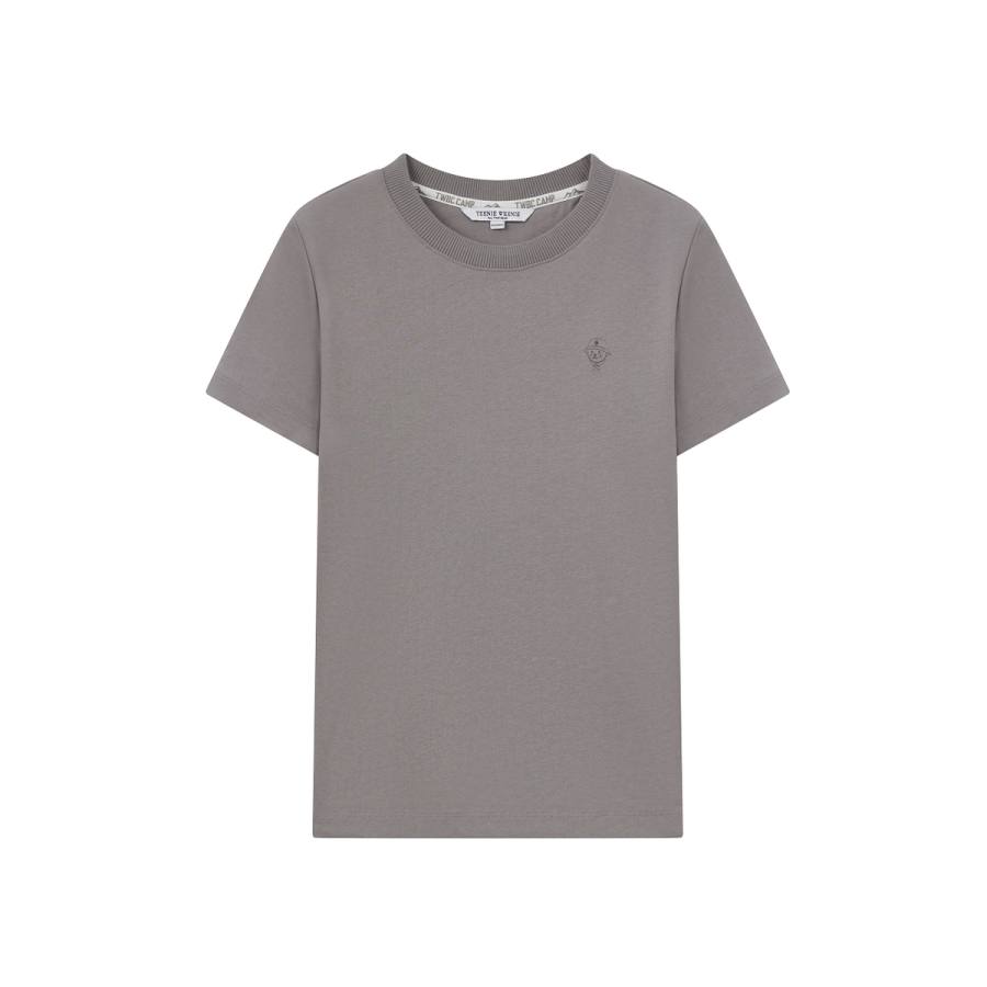 Teenie Weenie T Shirts Women's Crew Neck Moderate Straight Fit