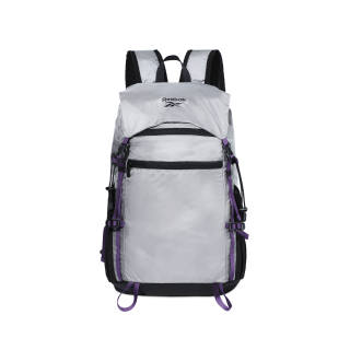 Reebok Fabric Backpack Regular Unisex Gray Purple/Black