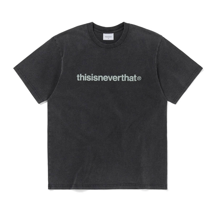 Thisisneverthat Thisisneverthat SS26 T Logo Tee Washed Black T Shirt Unisex