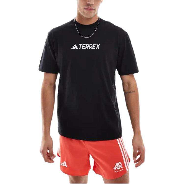 Adidas Adidas Terrex T Shirts Men's Black Crew Neck