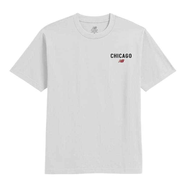 New Balance New Balance T Shirts Men's White Crew Neck Moderate