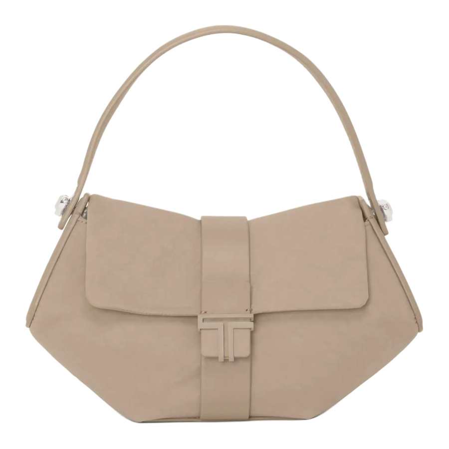 TUMI TUMI Magnetic Closure Nylon Shoulder Bag Small Women's Oat