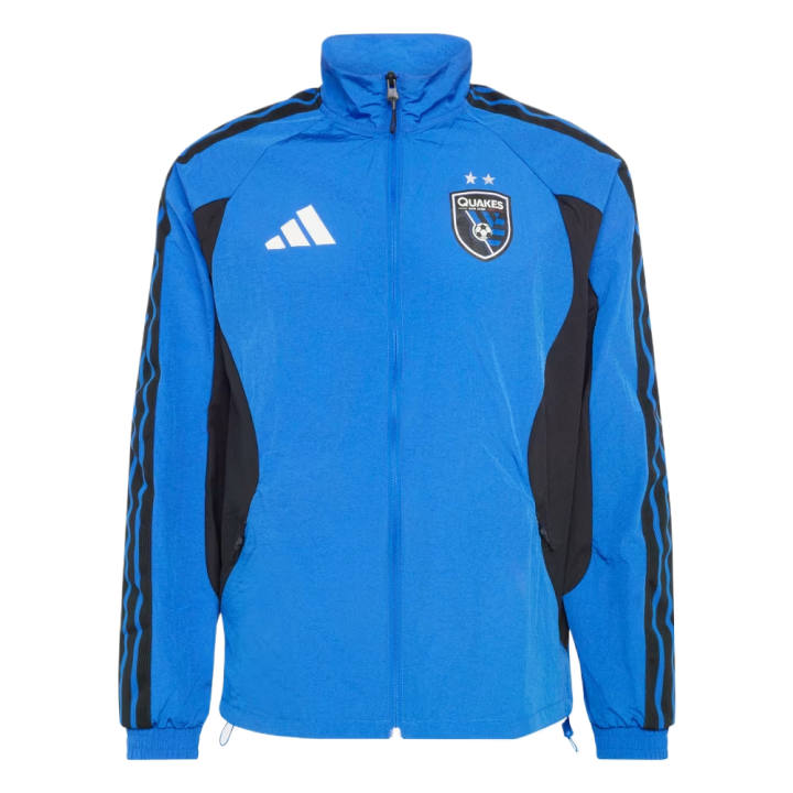 Adidas Adidas Jackets Men's Blue/White Stand Collar Moderate Other
