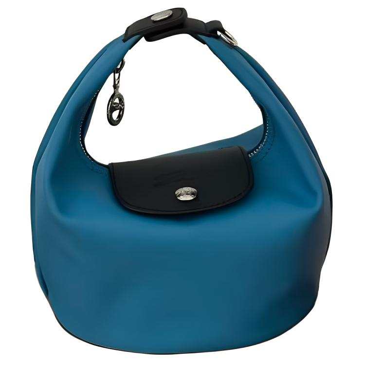 LONGCHAMP Le Pliage Xtra Cow Leather Handbag Mini Women's Blue