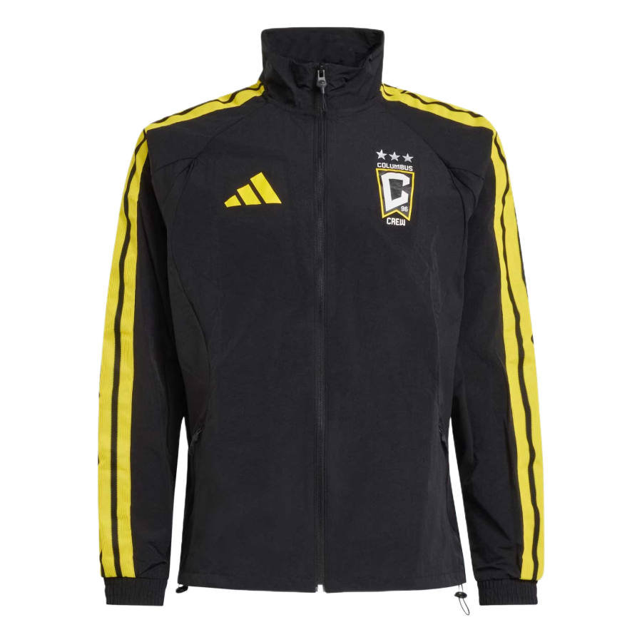 Adidas Adidas Jackets Men's Black/Team Yellow Stand Collar Moderate Other