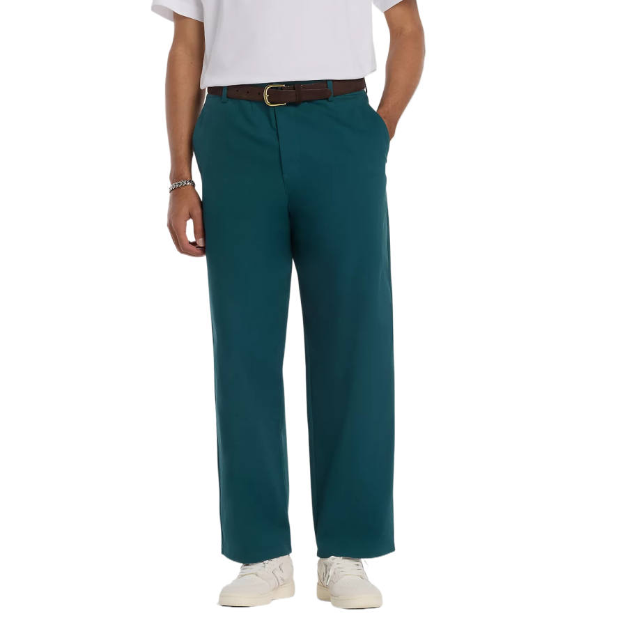 New Balance New Balance Casual Pants Men's Medusa Green Moderate Straight Fit Pants