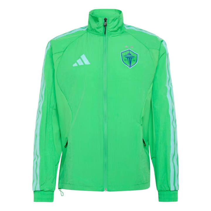 Adidas Adidas Jackets Men's Half Solar Lime/Energy Water Stand Collar Moderate Other