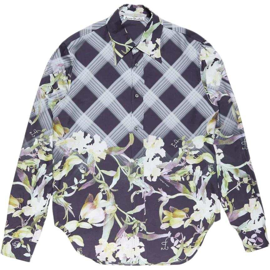 Acne Studios Acne Studios Shirts Men's Purple Lapel Moderate