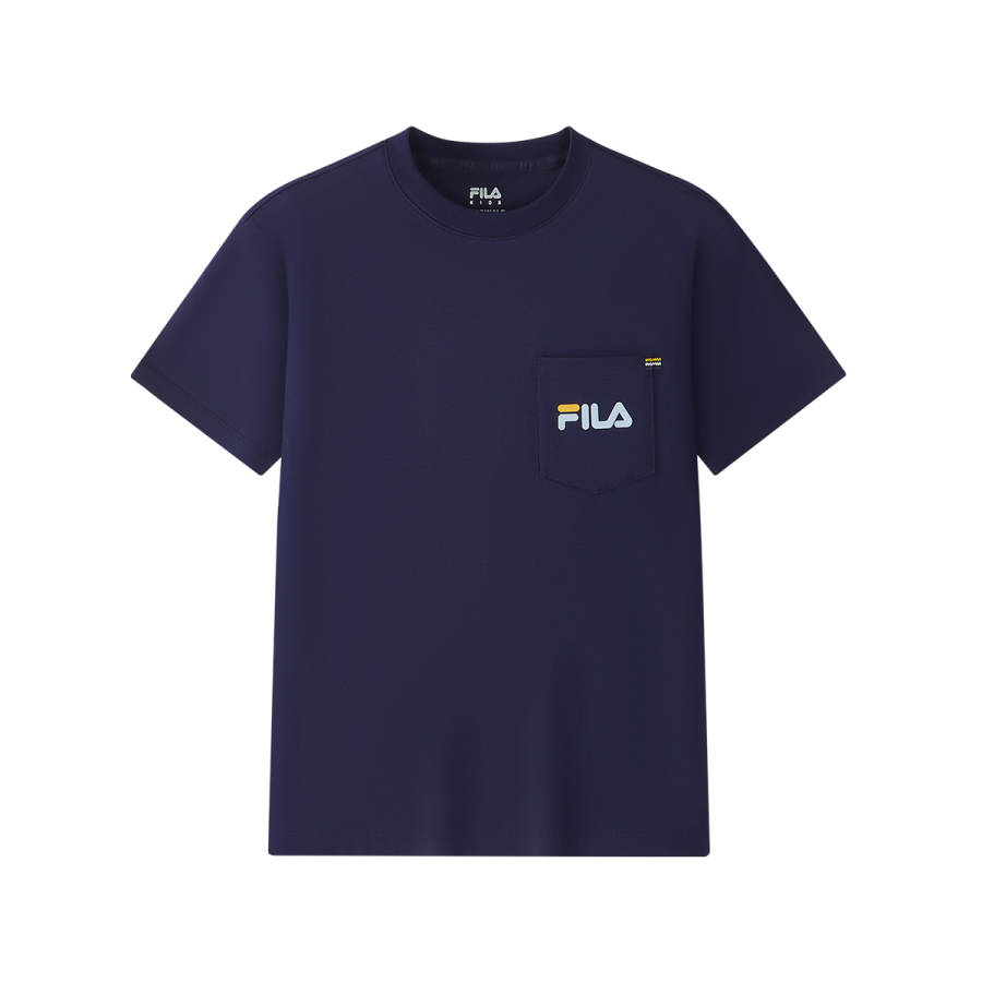 FILA KIDS Short Sleeved T Shirts Night Black Blue Kids'