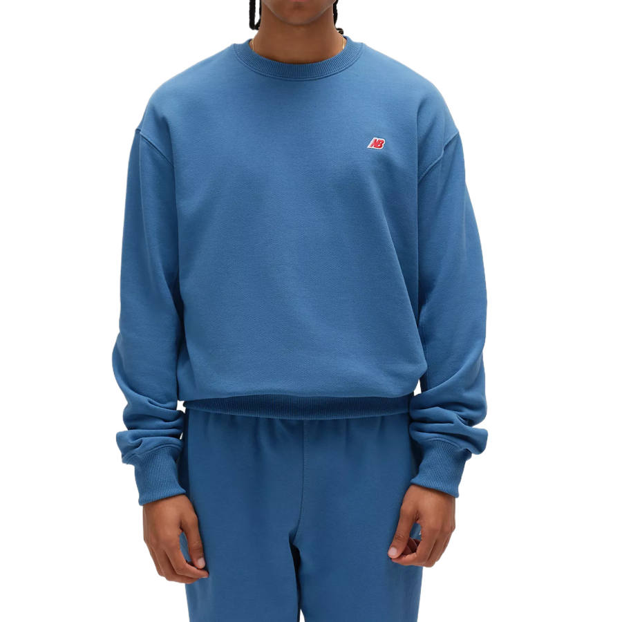 New Balance New Balance Sweatshirts Men's Seashell Stone Color Crew Neck Moderate