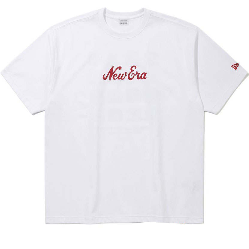 New Era SS26 MLB Cap Vintage Poster T Shirt Multi White T Shirt Korean Style Unisex