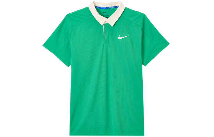 Nike Nike Polo Shirts Men's Green Lapel Moderate