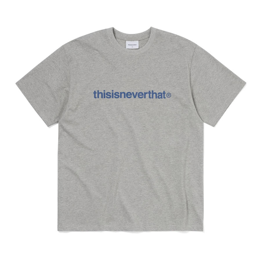 Thisisneverthat Thisisneverthat SS26 T Logo Tee Dark Heather Grey T Shirt Unisex