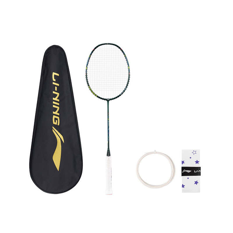 Li-Ning Li Ning Thunder Mini Cannon Full Carbon Badminton Rackets Control Type All around Defense Entry level 4U/G5 5U/G6