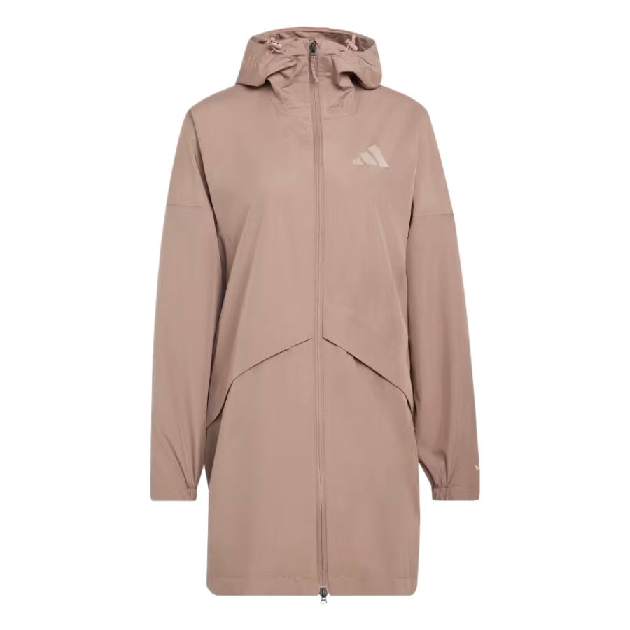 Adidas Adidas Parka Coats Women's Light Brown Hooded Moderate