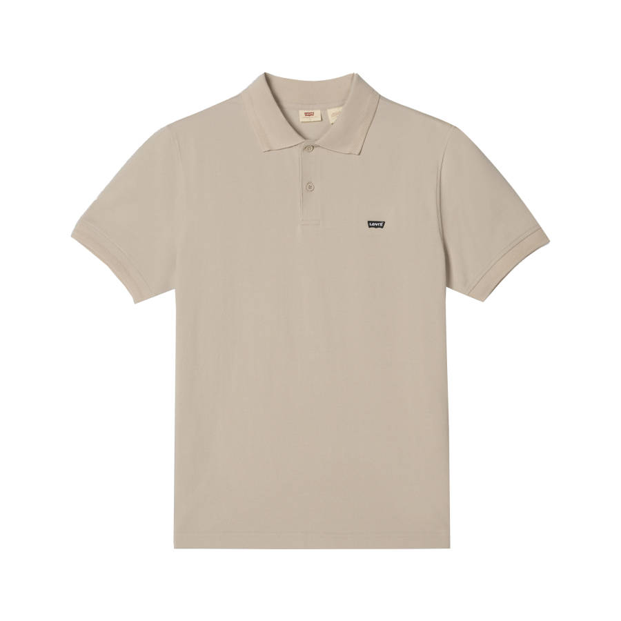 Levis Polo Shirts Unisex Khaki Polo Collar Moderate