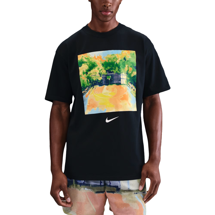 Nike Nike Max90 T Shirts Men's Black Crew Neck Moderate