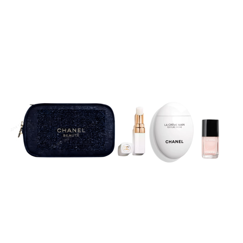 CHANEL Special Treatment Limited Hand Cream Lip Balm Nail Polish Makeup Care Kit Hydrating Nourishing Moisturizing