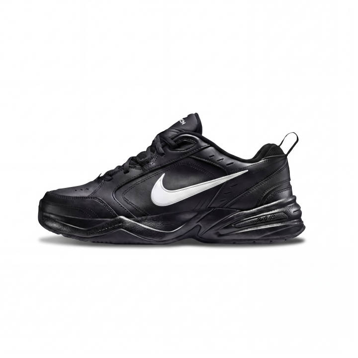 Nike Nike Air Monarch 4 Three Times Lab, Black White Plaid Abrasion Resistant Slip Resistant Low top Chunky Sneakers Unisex
