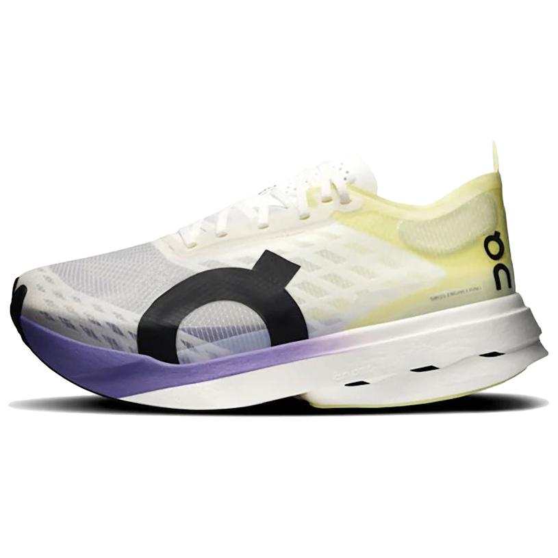 On On Cloudboom Strike Running Shoes Men's White Black Yellow