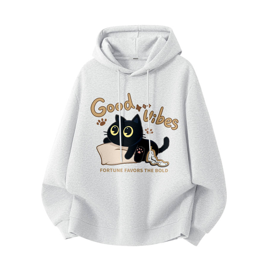 MINISO Sweatshirts Unisex Hooded Moderate Heavyweight