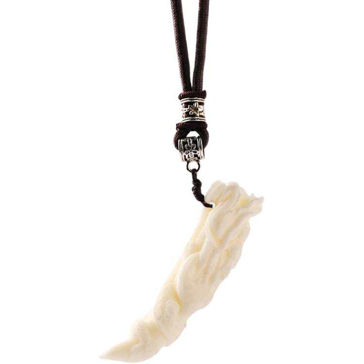 BENMU BENMU Ivory Nut Bodhi Necklaces Men's