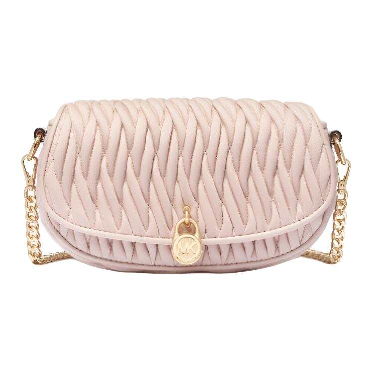 MICHAEL KORS Mila Artificial Leather Crossbody Bags Small Women's Light Pink
