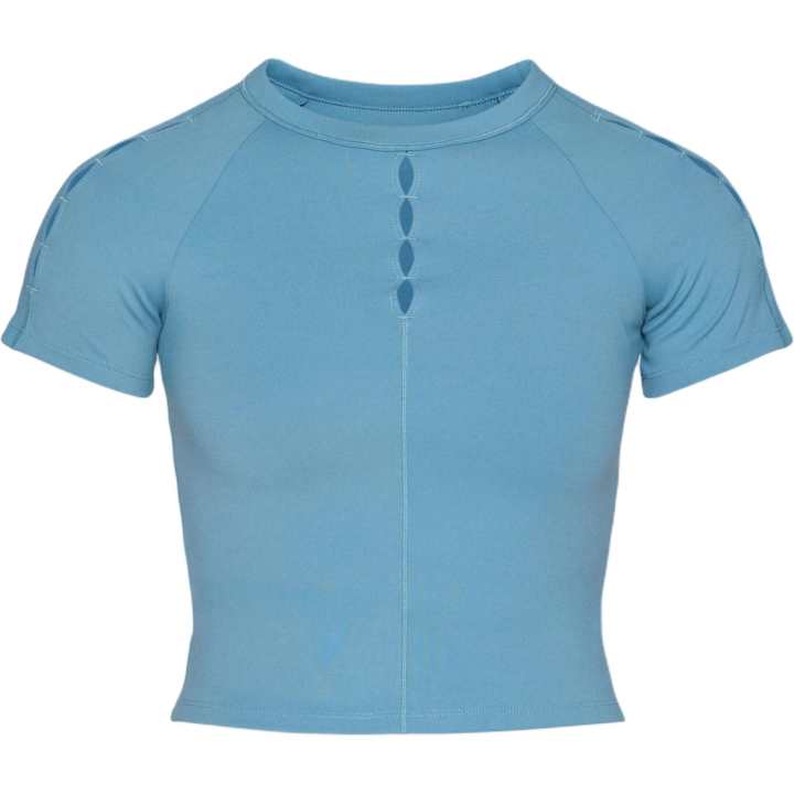 Nike Nike T Shirts Women's Smoke Blue Crew Neck