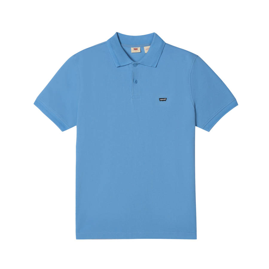 Levis Polo Shirts Unisex Blue Polo Collar Moderate Straight Fit
