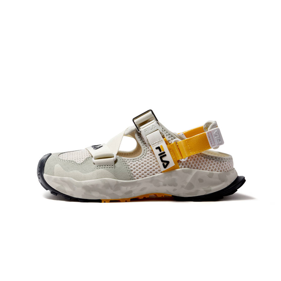 FILA KIDS SEASON FSW Slip Resistant And Breathable Sandal Sparrow Yellow/Pelican Brown Kids'