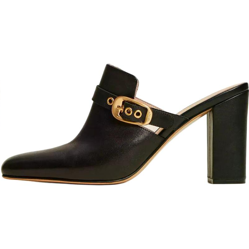 Twinset buckle leather mules Women's