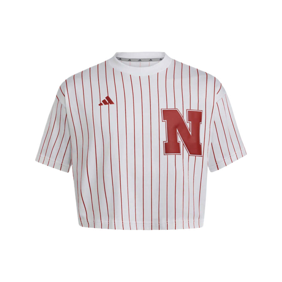 Adidas Adidas Sportswear Women's White/Team Power Red Crew Neck Moderate