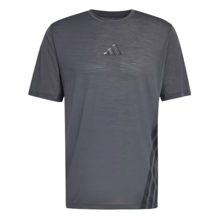 Adidas Adidas T Shirts Men's Carbon Black Crew Neck Moderate