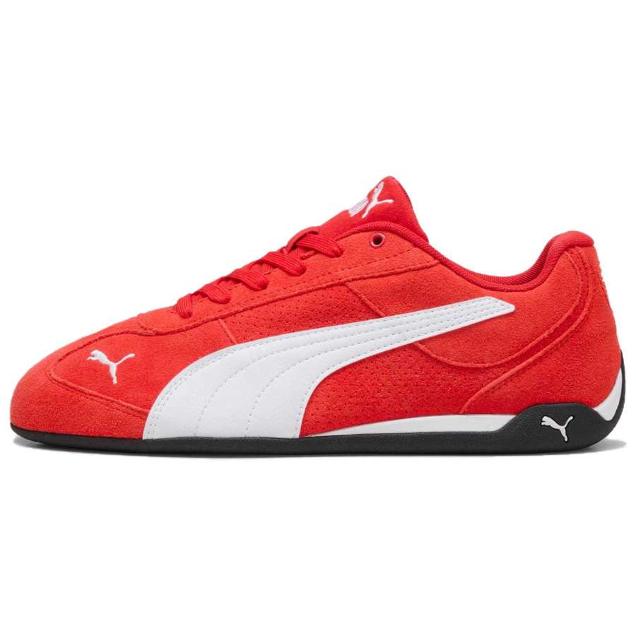 PUMA Replicatch Leather Lightweight Casual Shoes Unisex Red
