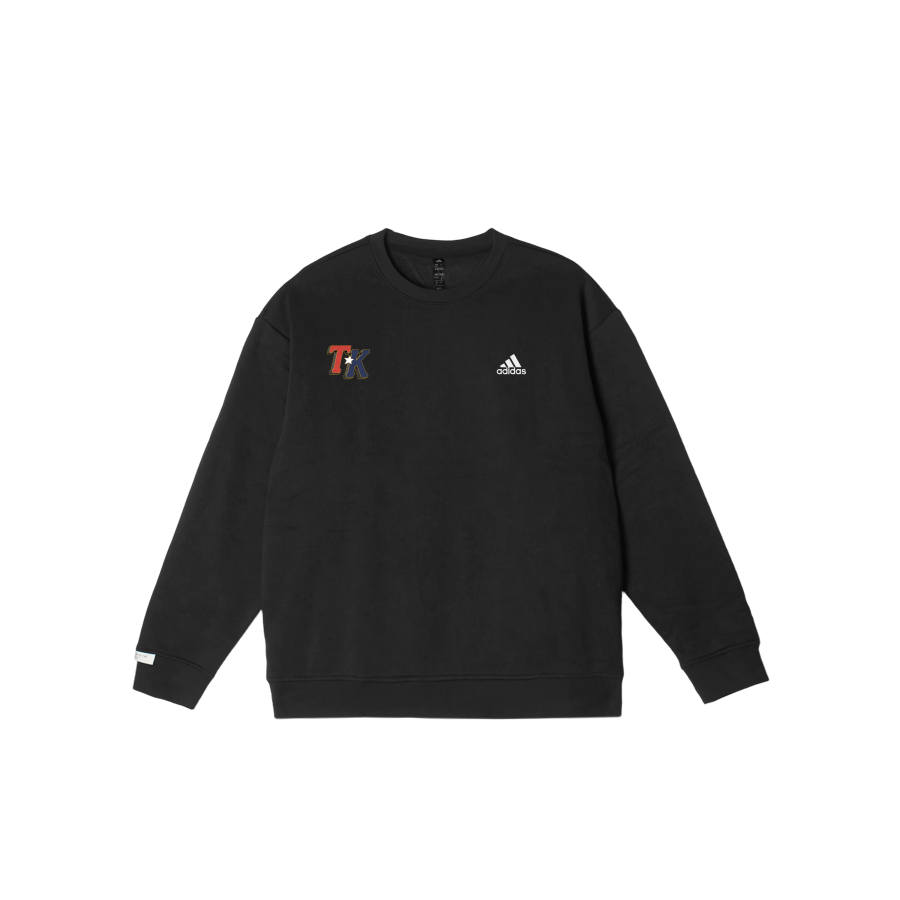 Adidas Adidas LABEL Sweatshirts Unisex Black Crew Neck Moderate Regular