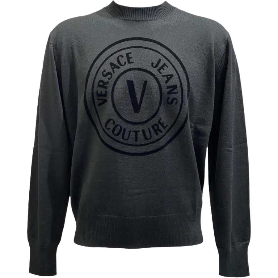 Versace Jeans Couture Logo Detail Crewneck Jumper