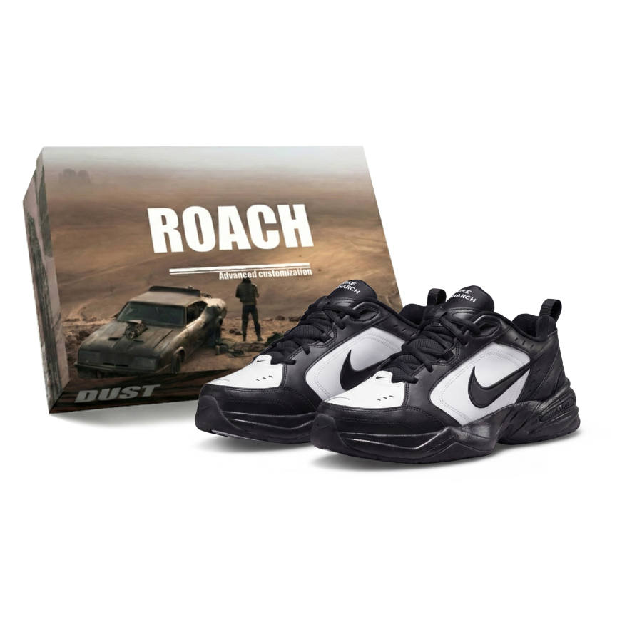 Nike Nike Air Monarch 4 Three Times Lab, White Journal, Box Slip Resistant Abrasion Resistant Low top Chunky Sneakers Unisex