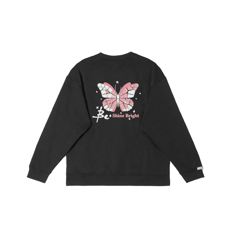 Adidas Adidas LABEL Sweatshirts Unisex Black Crew Neck Moderate Regular