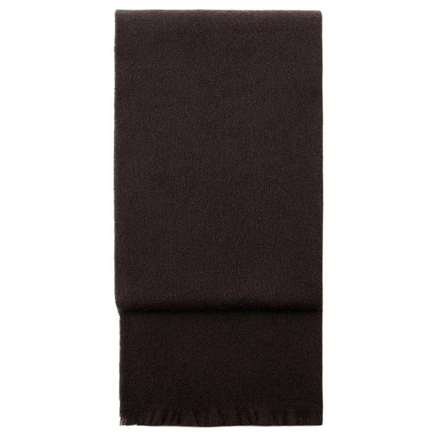ZARA Acrylic Fiber Knit Scarves Women's Brown