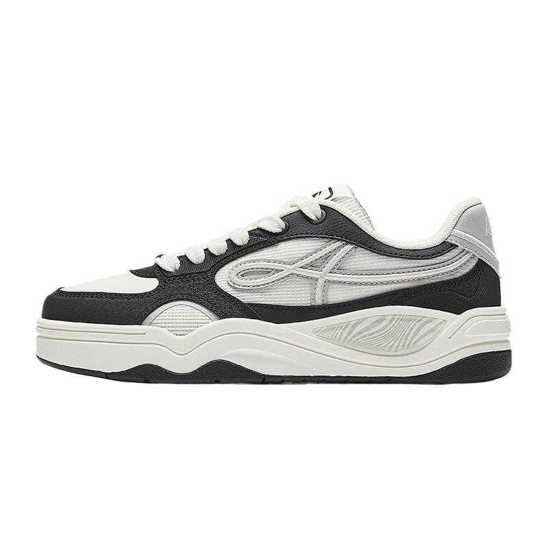 Anta Coverage Abrasion Resistant Height Increasing Low top Skateboard Shoes Women's