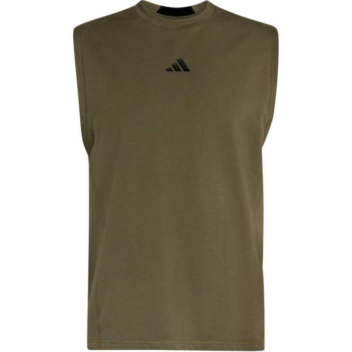 Adidas Adidas D4T Tank Tops Men's Green Crew Neck Moderate Other