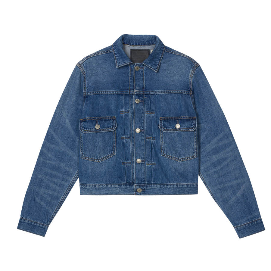 Levis Levis Denim Jackets Women's Blue Lapel Moderate
