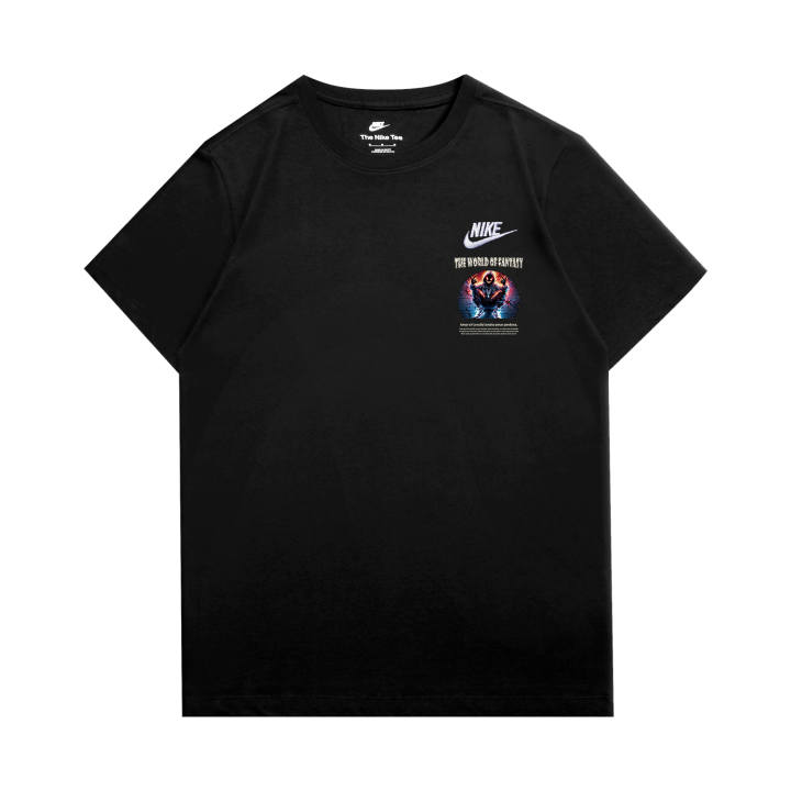 Nike Nike Sportswear T Shirts Unisex Black Crew Neck Moderate Straight Fit