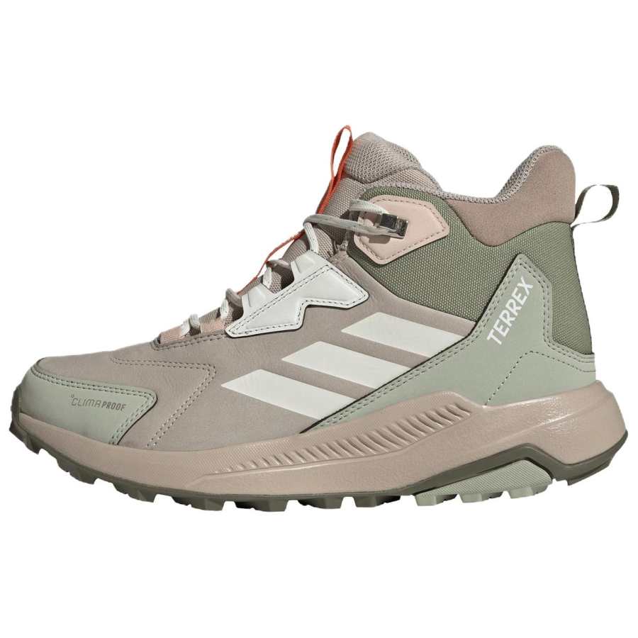 Adidas Adidas Terrex Anylander Breathable Hiking Shoes Women's Taupe/Olive Green