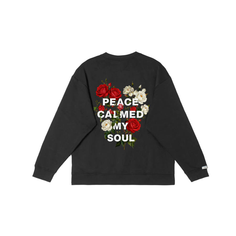 Adidas Adidas LABEL Sweatshirts Unisex Black Crew Neck Moderate Regular