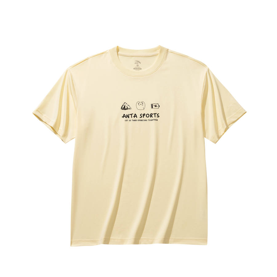 Anta T Shirt Unisex Banana Yellow