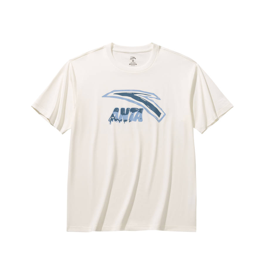 Anta T Shirt Unisex Ivory White